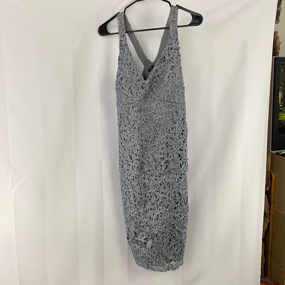 Sequin Lace Sleeveless Maxi Dress